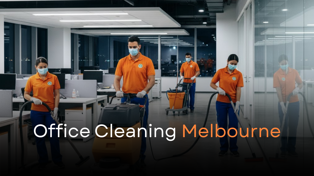 Cleankings cleaners performing Office Cleaning Melbourne