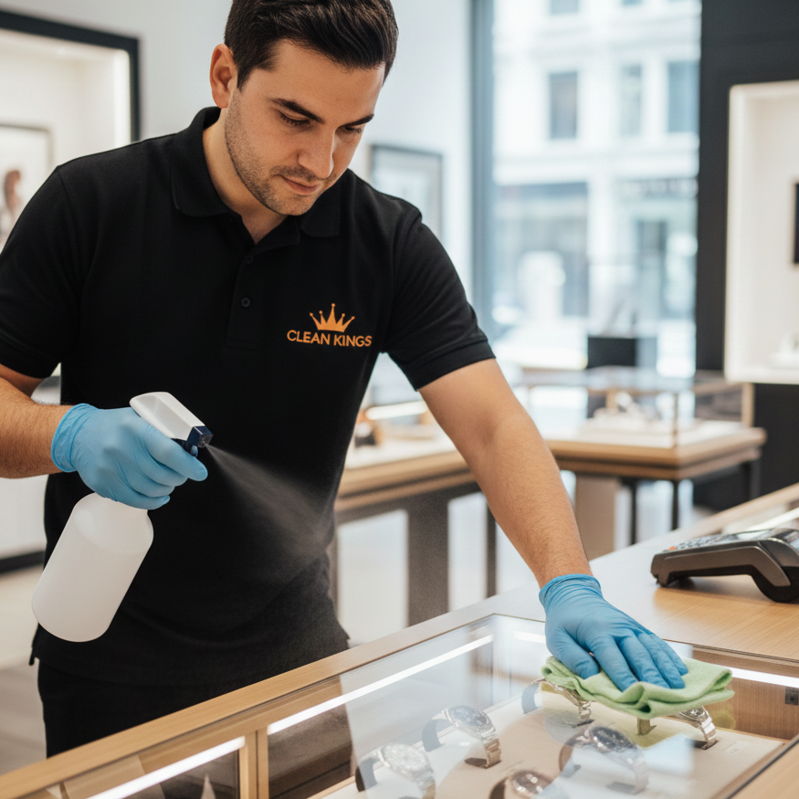 Detail-focused showroom cleaning service in Australia for retail spaces