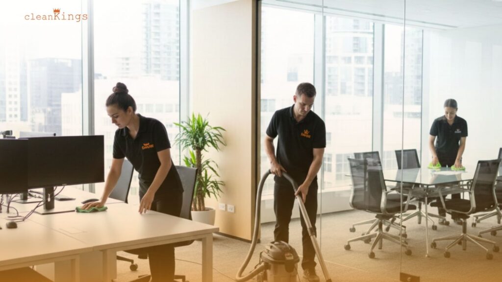 Professional office cleaning services in Australia with trained cleaners