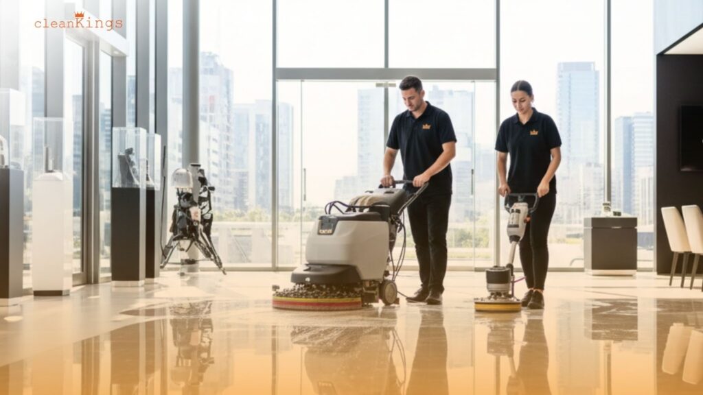 Showroom cleaning services in Australia by professional cleaning company Sydney